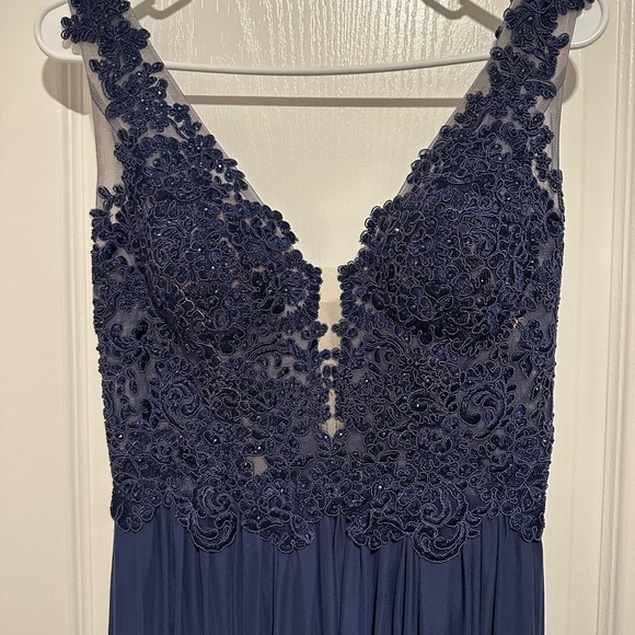 Sherri Hill Floral lace dress - Picture 3 of 4